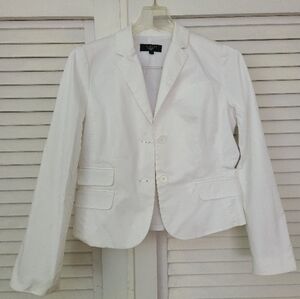 Talbots Classic White Blazer